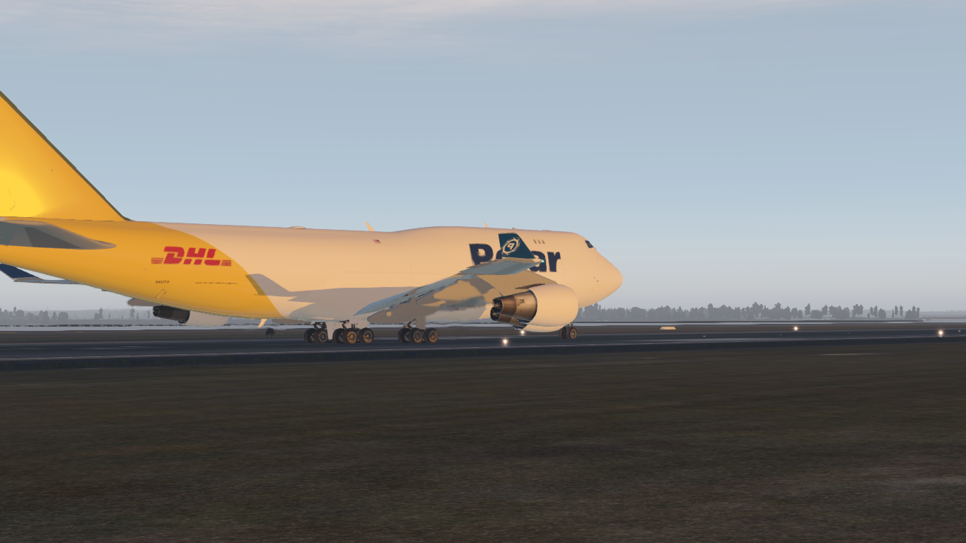 Default 747 Polar (DHL) - Aircraft Skins - Liveries - X-Plane.Org