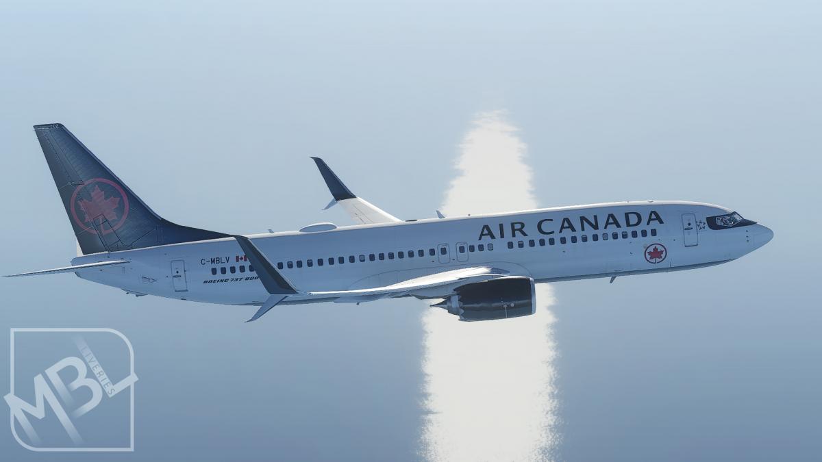 Air Canada (New) - Boeing 737-800 (Default) - XP11 - Aircraft