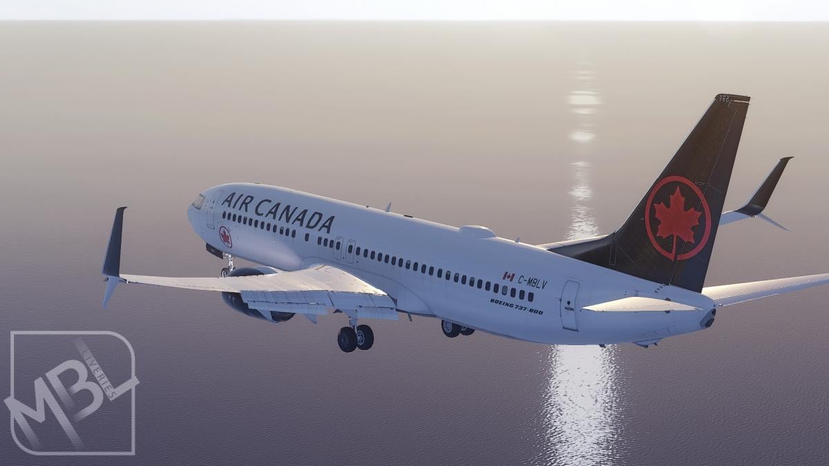 Air Canada (New) - Boeing 737-800 (Default) - XP11 - Aircraft