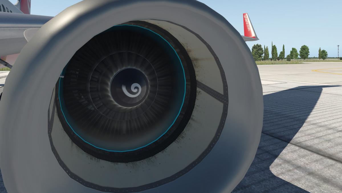 B738 MAX engines w/ intake & exhaust textures - Aircraft Skins
