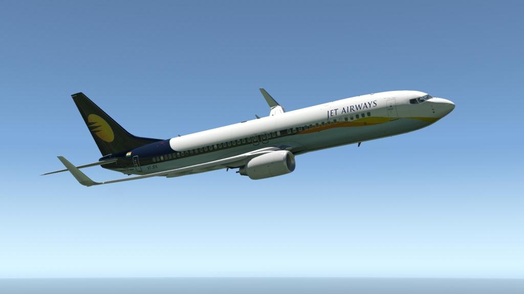 Jet Airways XP11 Default/Zibo B738 Livery : VT-JFK - Aircraft
