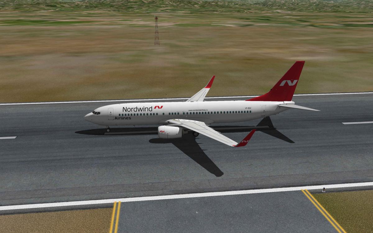 Nordwind airlines livery for default 737-800 x plane 11 - Aircraft