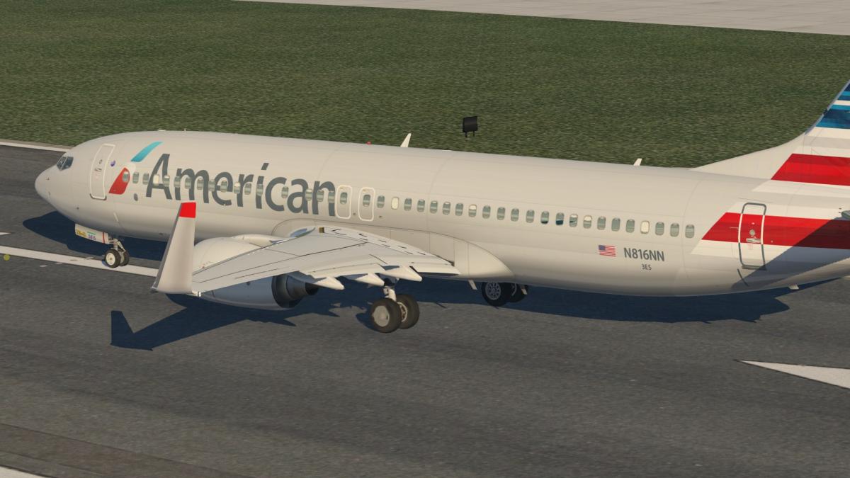 American Boeing 737-800 (Red Wingtips) - Aircraft Skins - Liveries