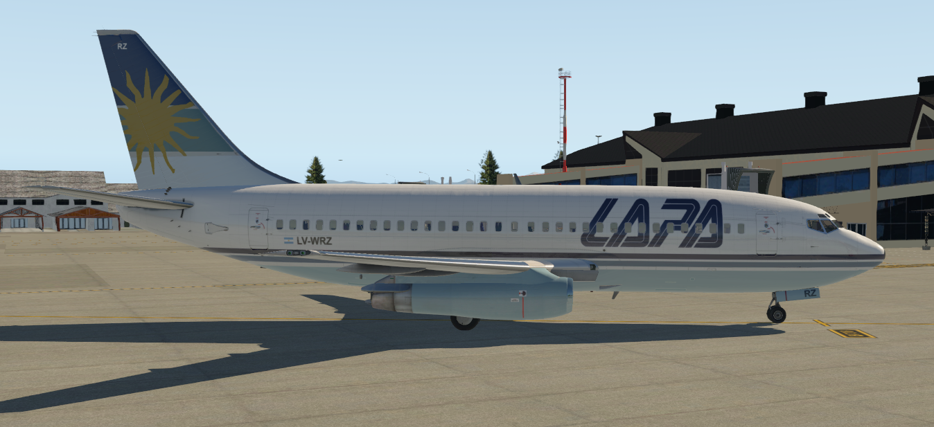 LAPA 737-200 LV-WRZ Livery for Flyjsim 732 V3 - 732 TwinJet Paints
