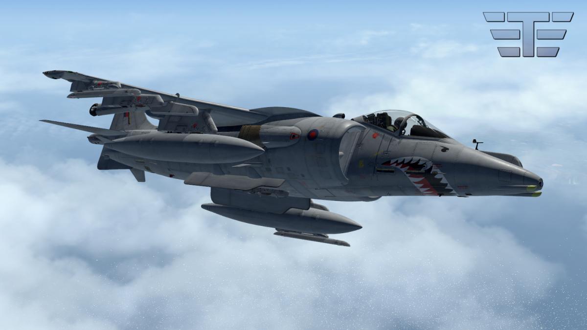 X-Trident - Harrier - GR 9 - ZD408 20(r)SQN - Sharkmouth