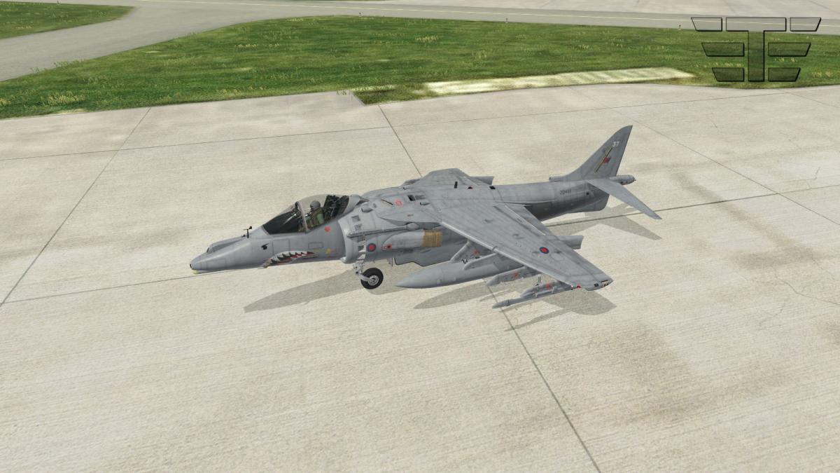 X-Trident - Harrier - GR 9 - ZD408 20(r)SQN - Sharkmouth
