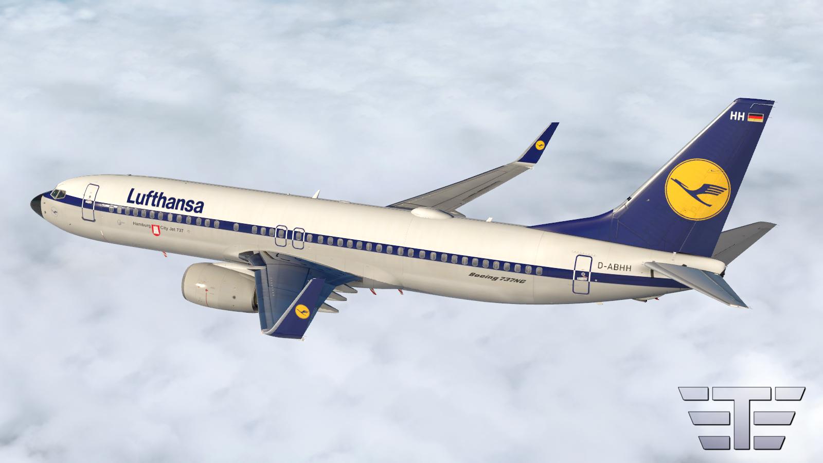 Zibo 737-800 - Lufthansa (Retro) - D-ABHH - Aircraft Skins