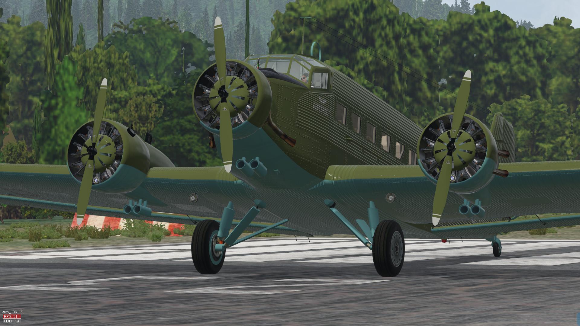 juns Junkers Ju52 Vintage (olixsim).zip - Aircraft Skins - Liveries - X