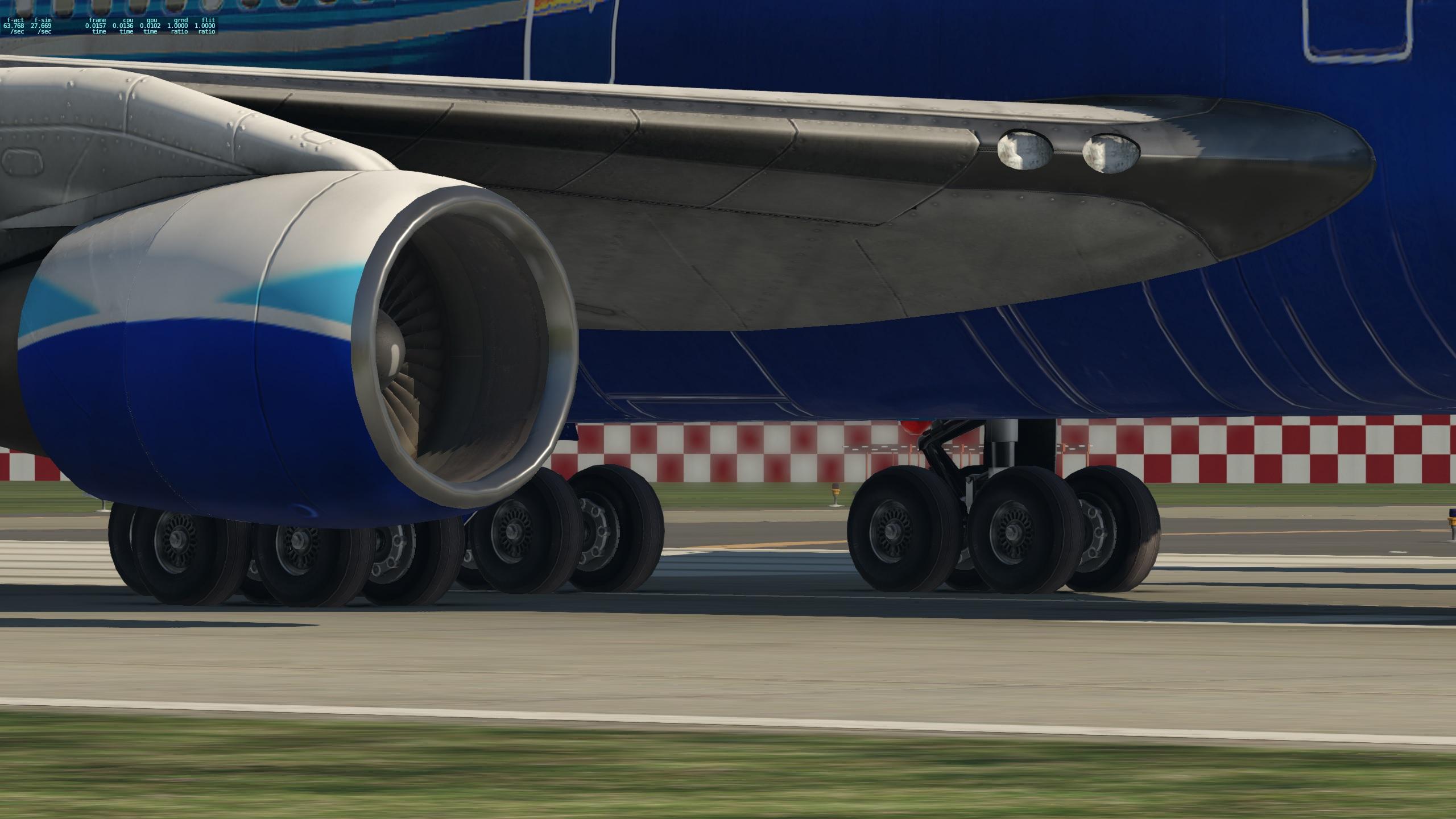 XP11 default Boeing 747-400 ChinaAirlines(Boeing House) livery