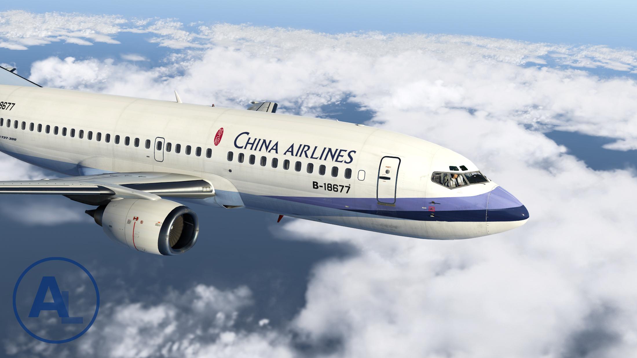 China Airlines Boeing 737-300 IXEG - Aircraft Skins - Liveries - X