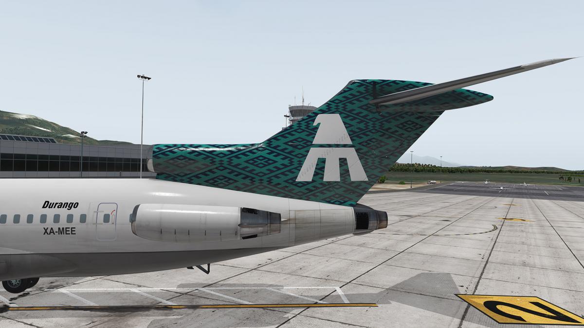 FJS 727-200A Pro V3 Mexicana Durango PBR XA-MEE - Aircraft Skins