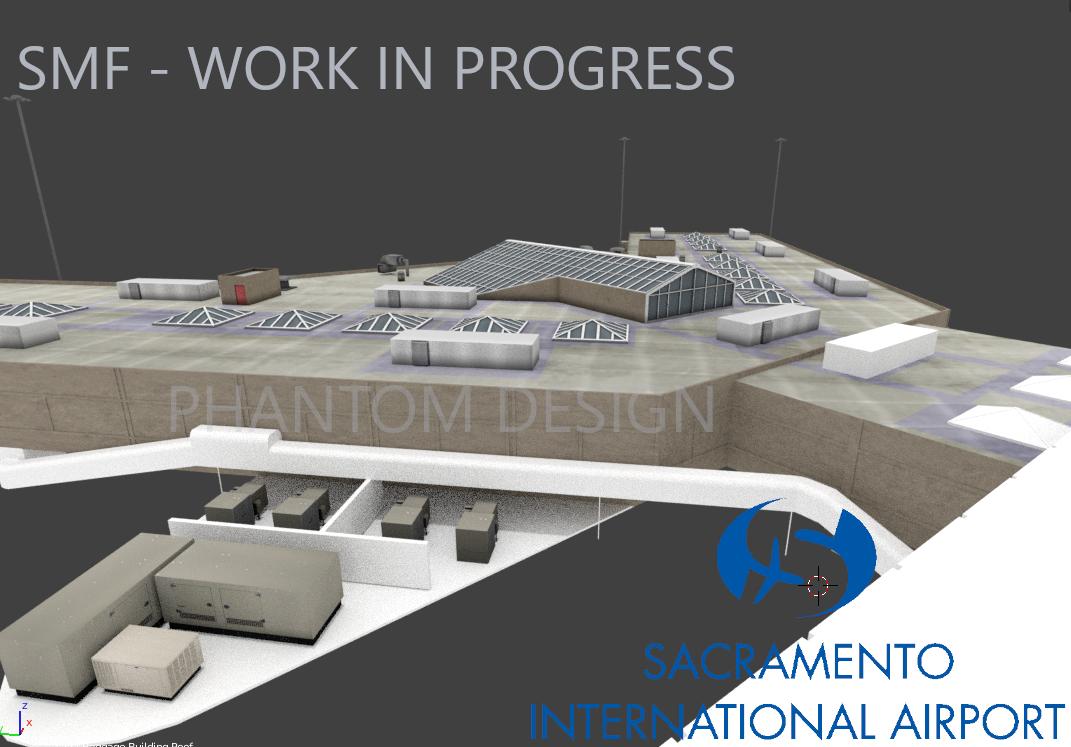 Sacramento International Airport (KSMF) (WIP) Scenery Development