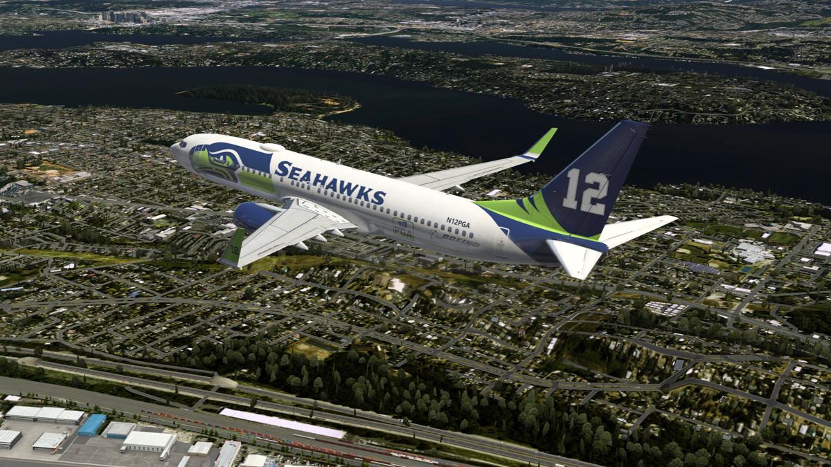 Zibo/Default 737-800 Seattle Seahawks 12th man - Aircraft Skins