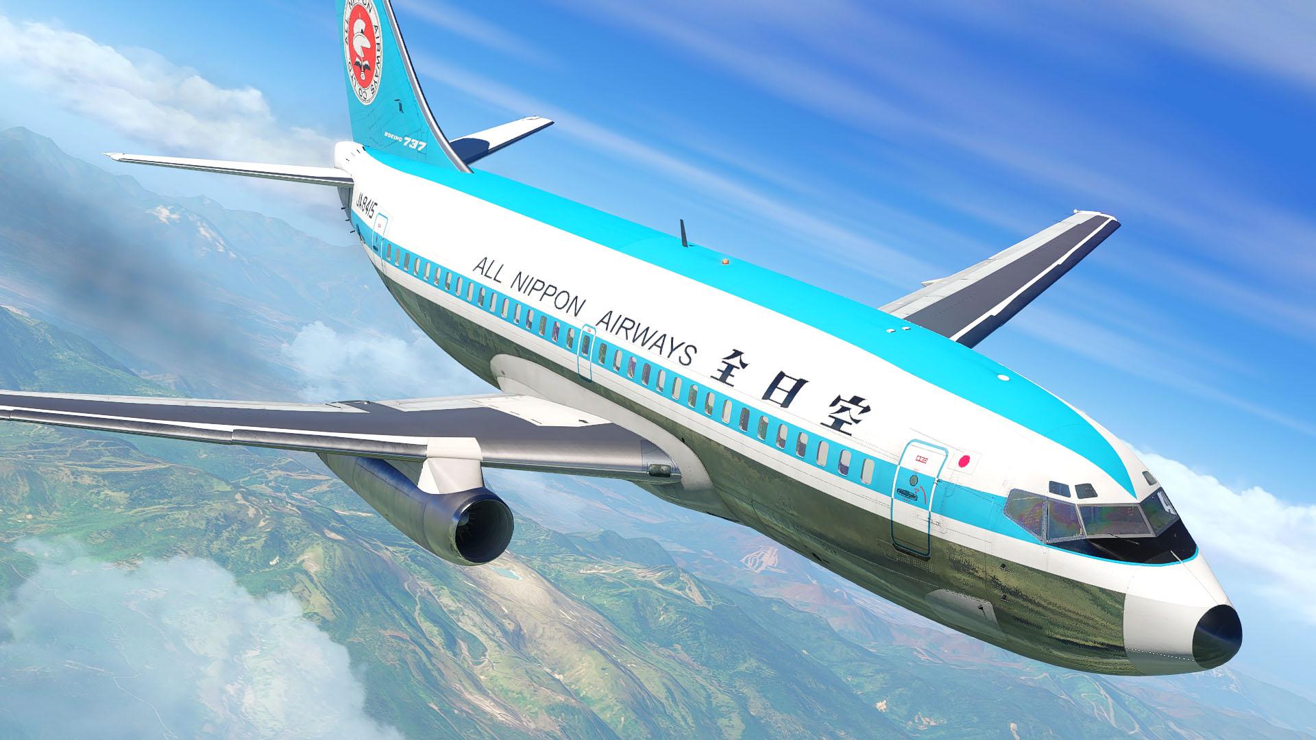 Flyjsim 737-200 - All Nippon Airways ('Mohican' Livery) - 732
