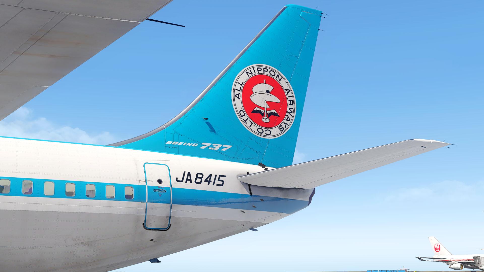 Flyjsim 737-200 - All Nippon Airways ('Mohican' Livery) - 732