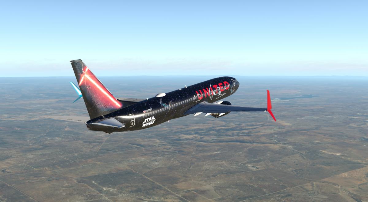 United Airlines N36727 737-800 -STAR WARS - Aircraft Skins