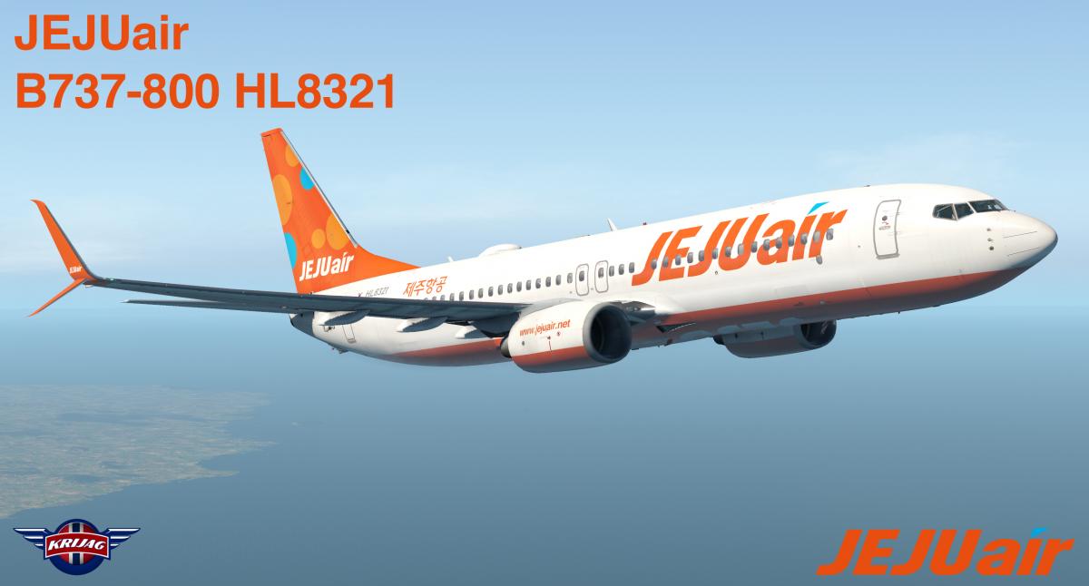 Jeju Air - Zibo 737-800 SSW - HL8321 - Aircraft Skins - Liveries