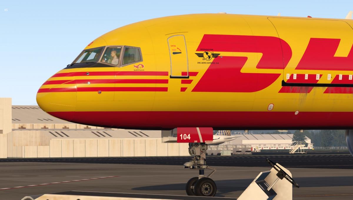Aero Expreso / DHL Panamá Boeing 757-2Q8F for FlightFactor B757 V2