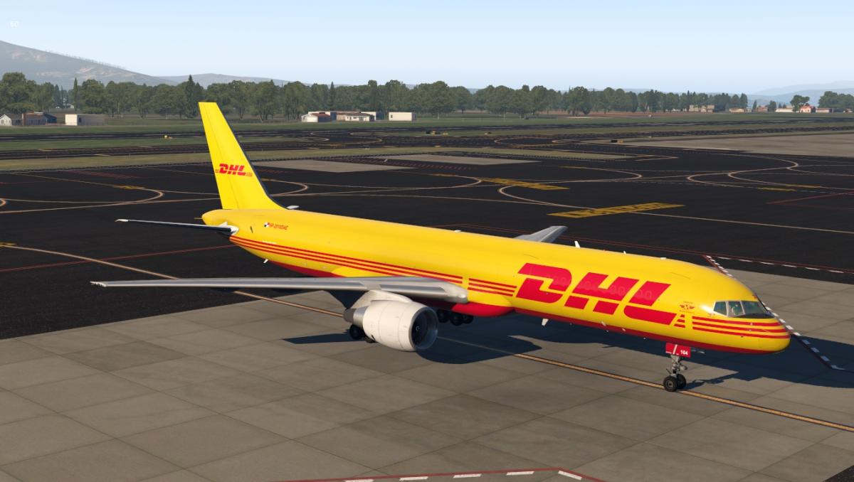 Aero Expreso / DHL Panamá Boeing 757-2Q8F for FlightFactor B757 V2