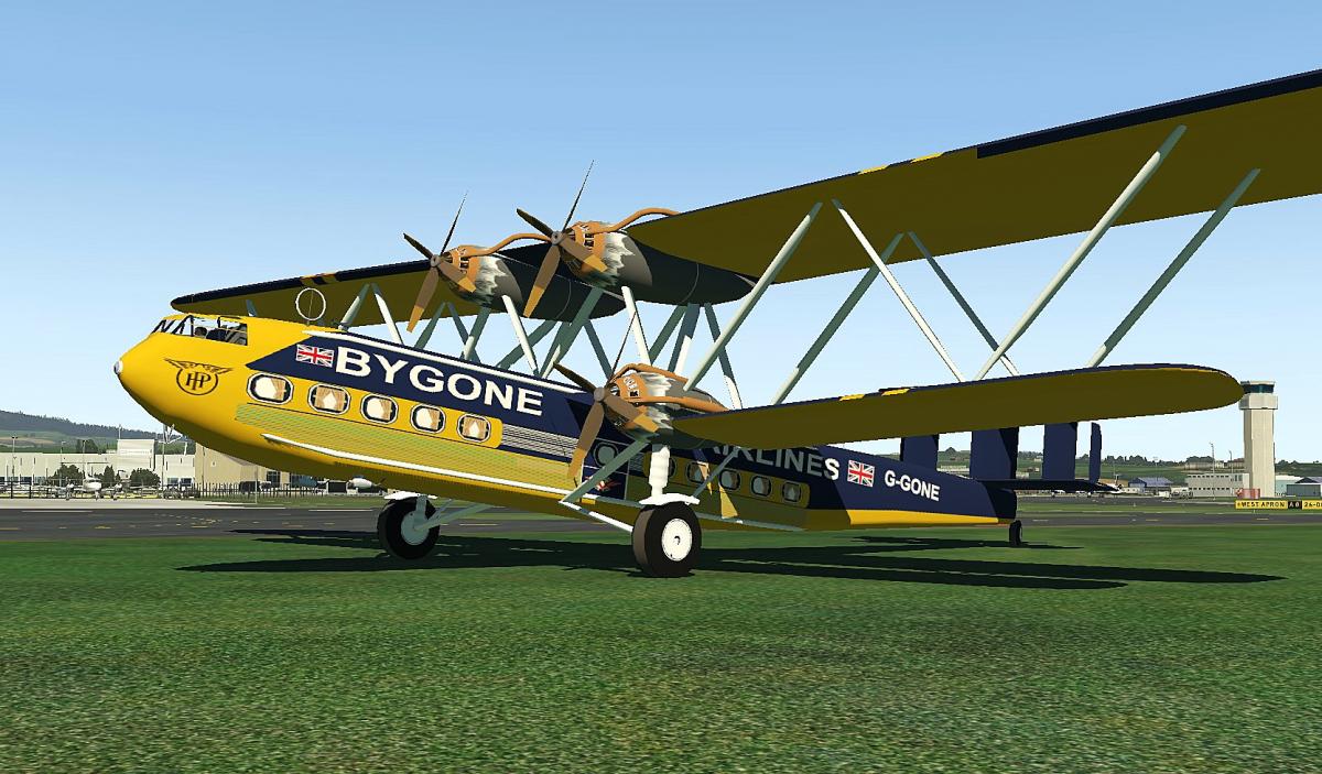 はりーページ Bygone Airlines G-Gone (Handley Page HP 42/45 by Norvell