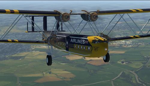 はりーページ Bygone Airlines G-Gone (Handley Page HP 42/45 by Norvell