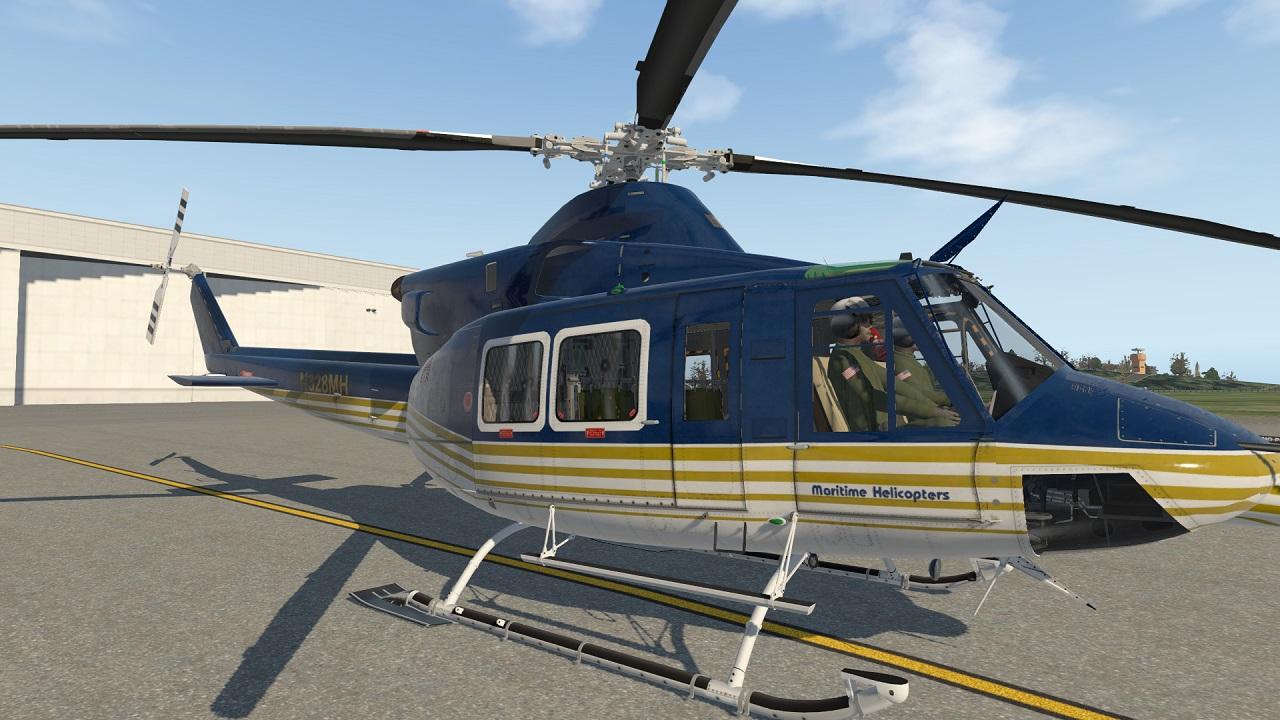 X-Trident Bell 412 Maritime Helicopter N328MH - Aircraft Skins