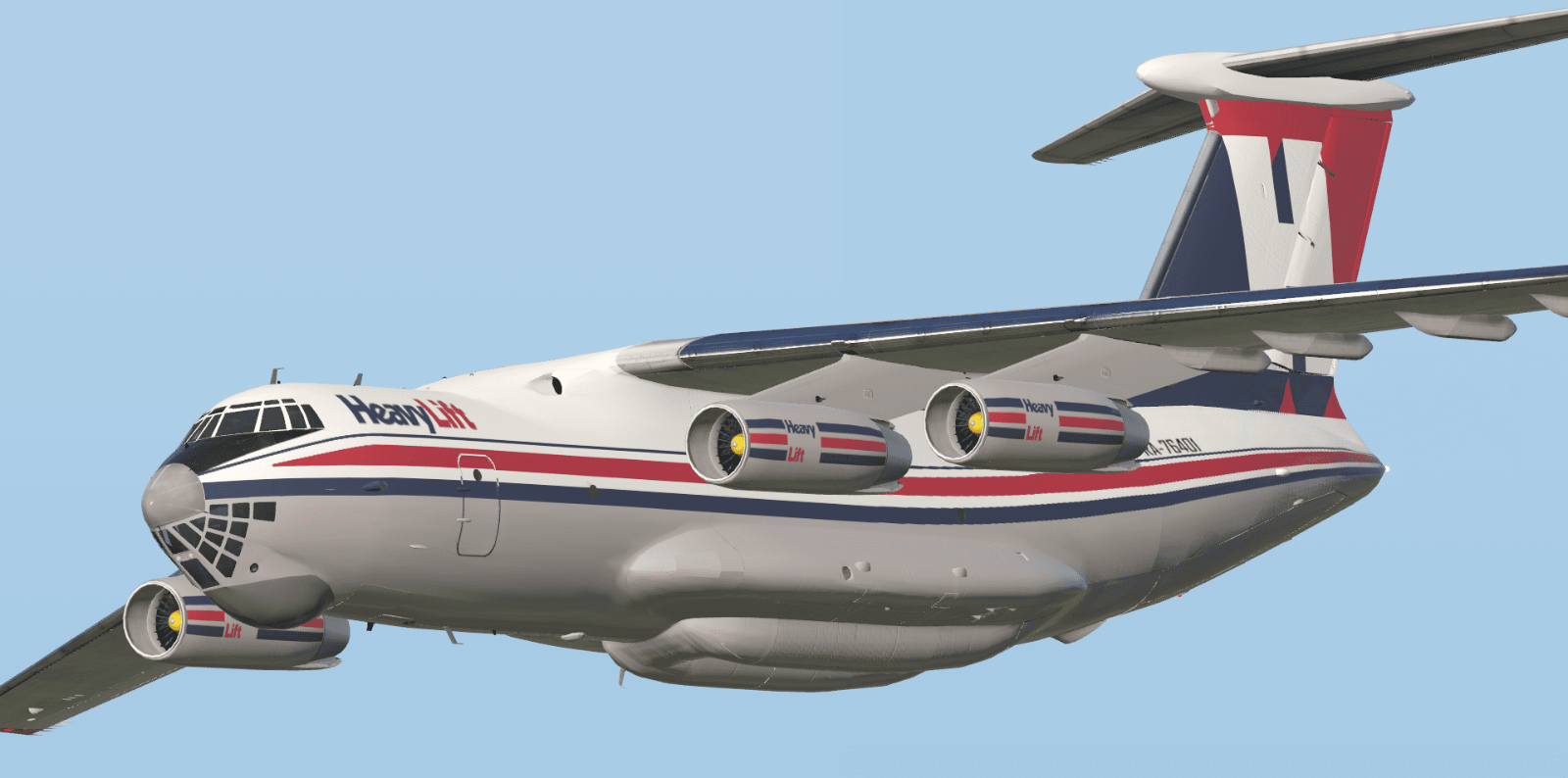 HeavyLift Il-76 - Aircraft Skins - Liveries - X-Plane.Org Forum