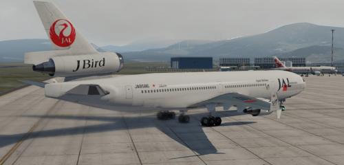 Japan Air Lines Livery for Overland MD-11 FSX conversion 1.0