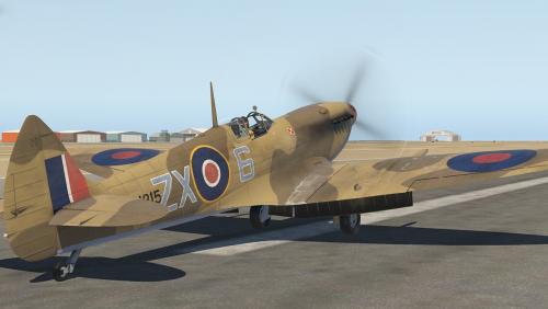 Spitfire MkIX paint for FlyingIron payware: EN315 145s ZX-6