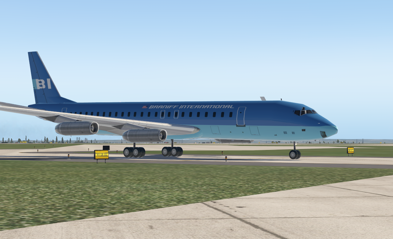 Braniff International Airways Douglas DC-8-62 N1804 - Aircraft