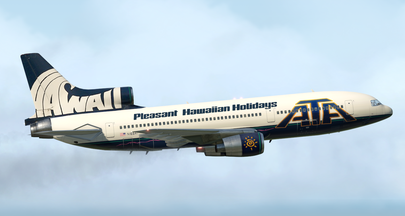 American Trans Air (ATA) L-1011 Hawaii Set - Aircraft Skins