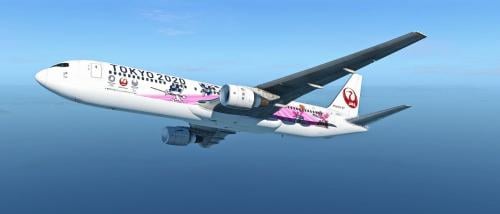 【新品】767-300ER TOKYO2020 JAL 1/400 JA601J Flight Factor 767-300ER Japan Airlines - Tokyo 2020 Livery JA601J