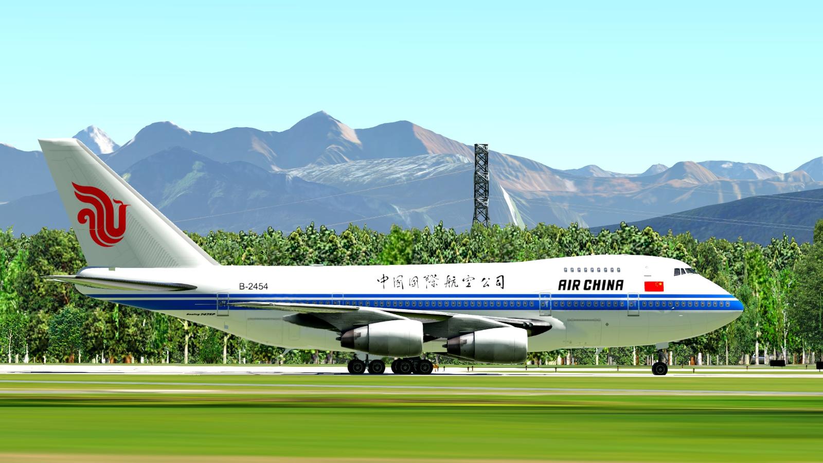 Boeing B747SP Classic - Air China Livery - Aircraft Skins