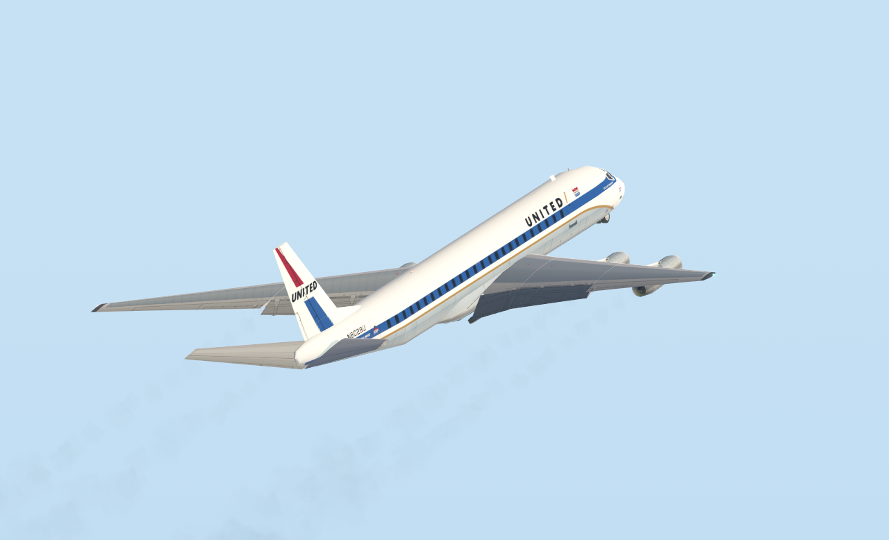 United Airlines DC-8 1960 Main Liner DC-8-62 N8968U - Aircraft
