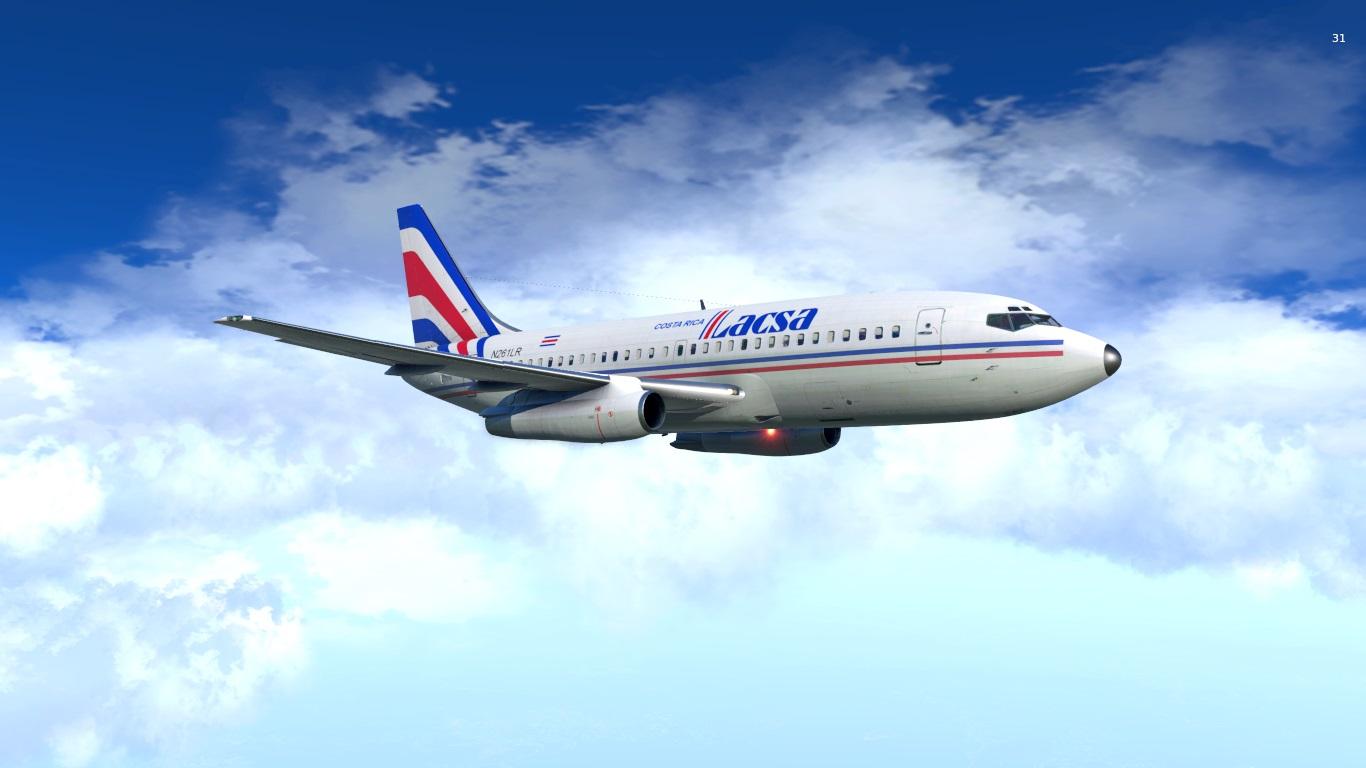 LACSA 737-200 FlyJSim - 732 TwinJet Paints - X-Plane.Org Forum