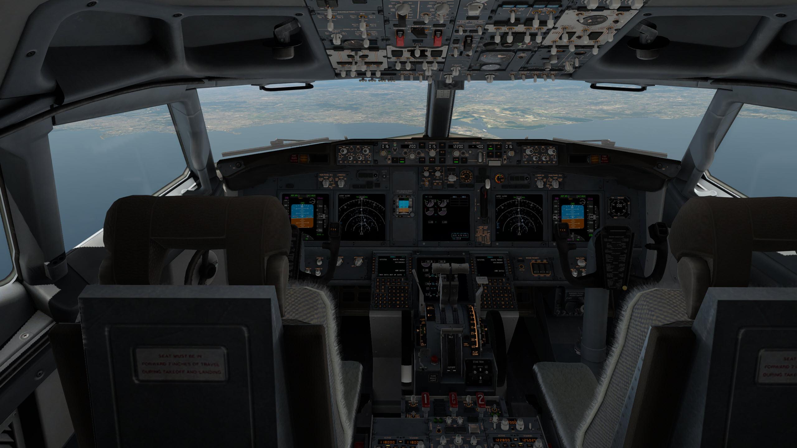 Saitek Panels for the Laminar Research Boeing 737 800 (Honeycomb