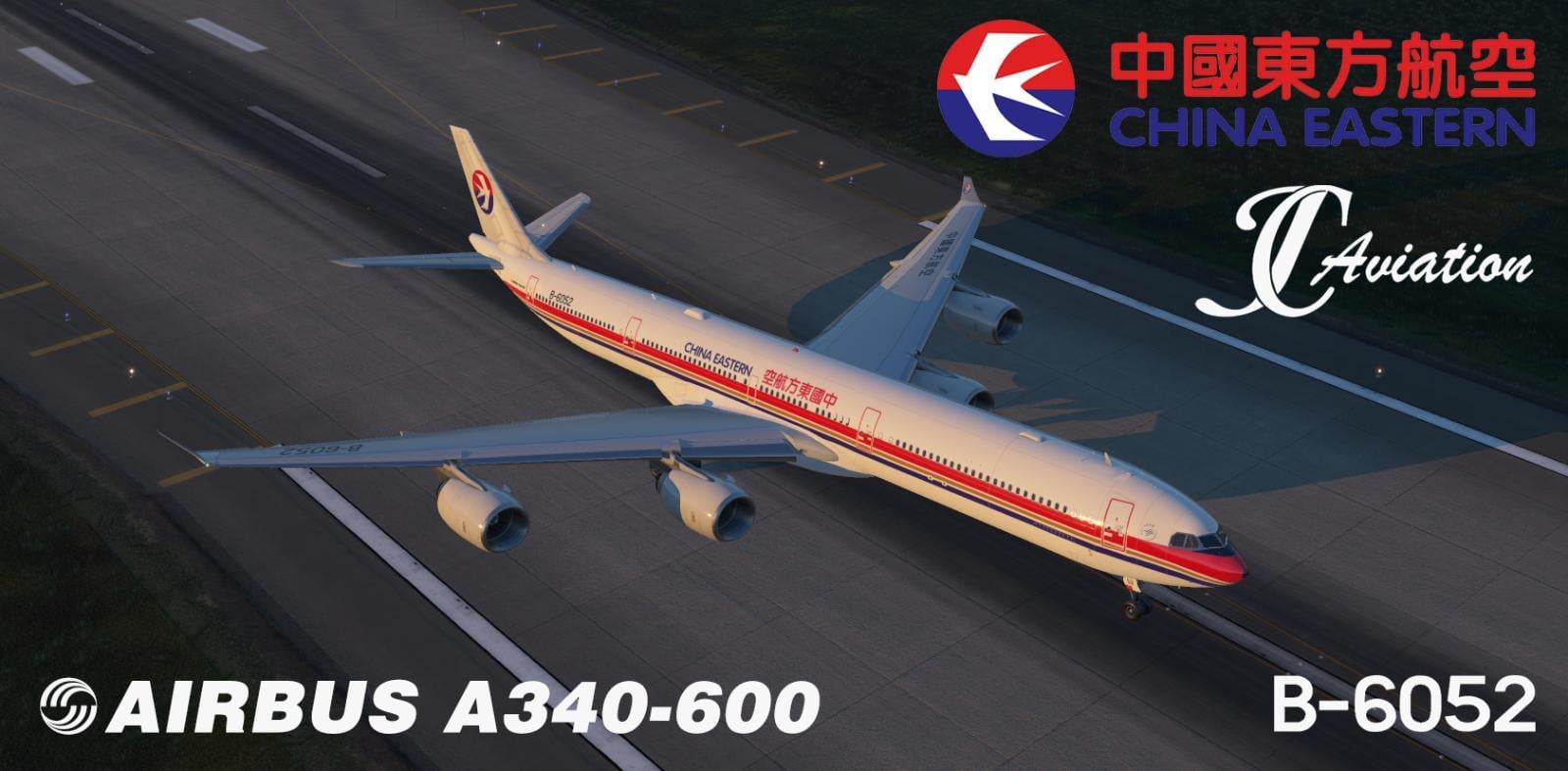China Eastern Airlines Airbus A340-600 B-6052 - Aircraft Skins
