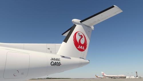 FlyJSim Q4XP - Japan Air Commuter (JA846C) - Aircraft Skins