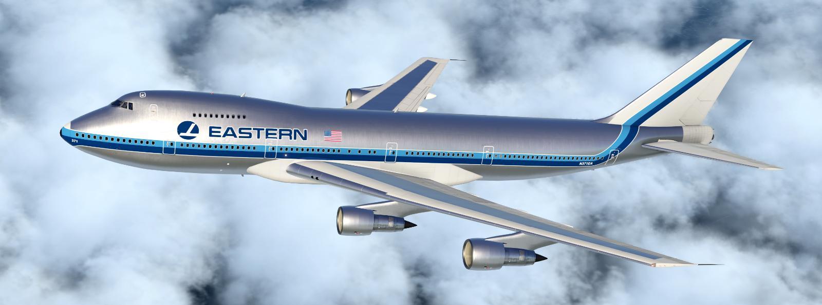 Eastern Air Lines c. 1981 N371EA (Fictional) Felis Boeing 747-200