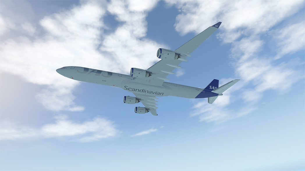 ToLiss Airbus A340-600 Scandinavian Airlines (fictional