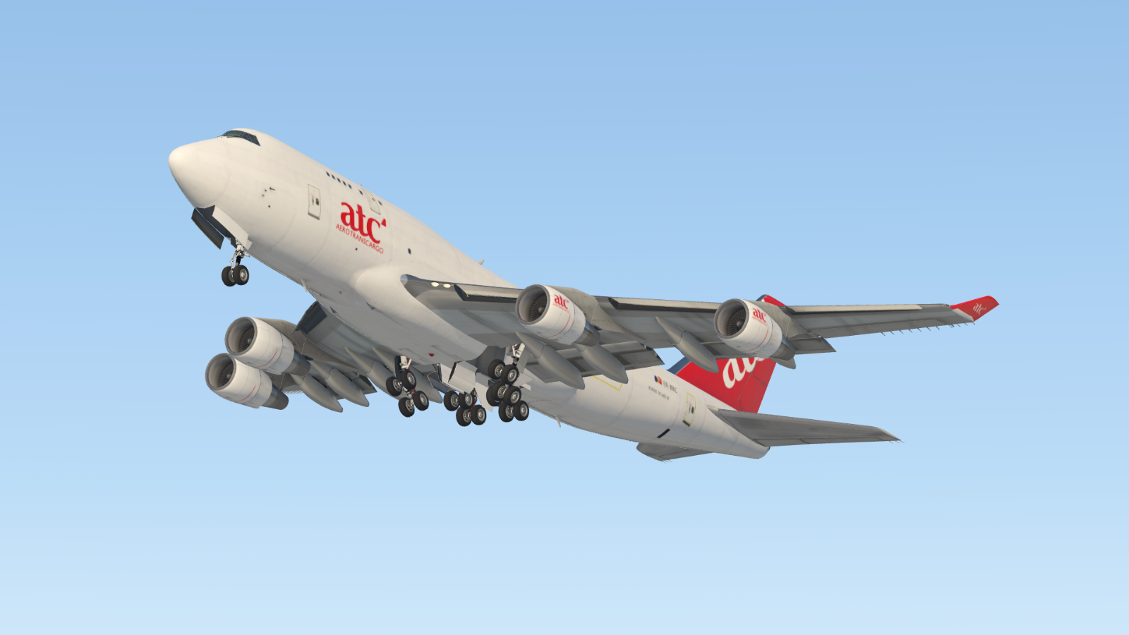 Aerotranscargo 747-400BCF (ER-BBC) for mSparks 747-400. - Aircraft