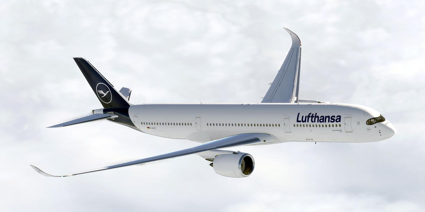 Flight Factor A350-900 Lufthansa (New colours D-AIXO