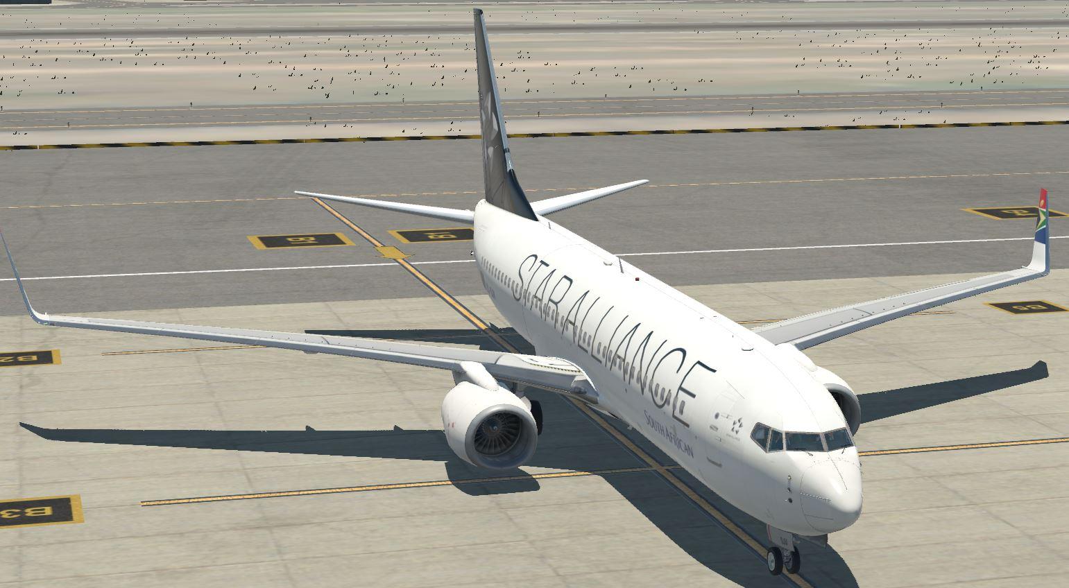 South African Star Alliance ZS-SJV - Zibo 737 - X-Plane.Org Forum