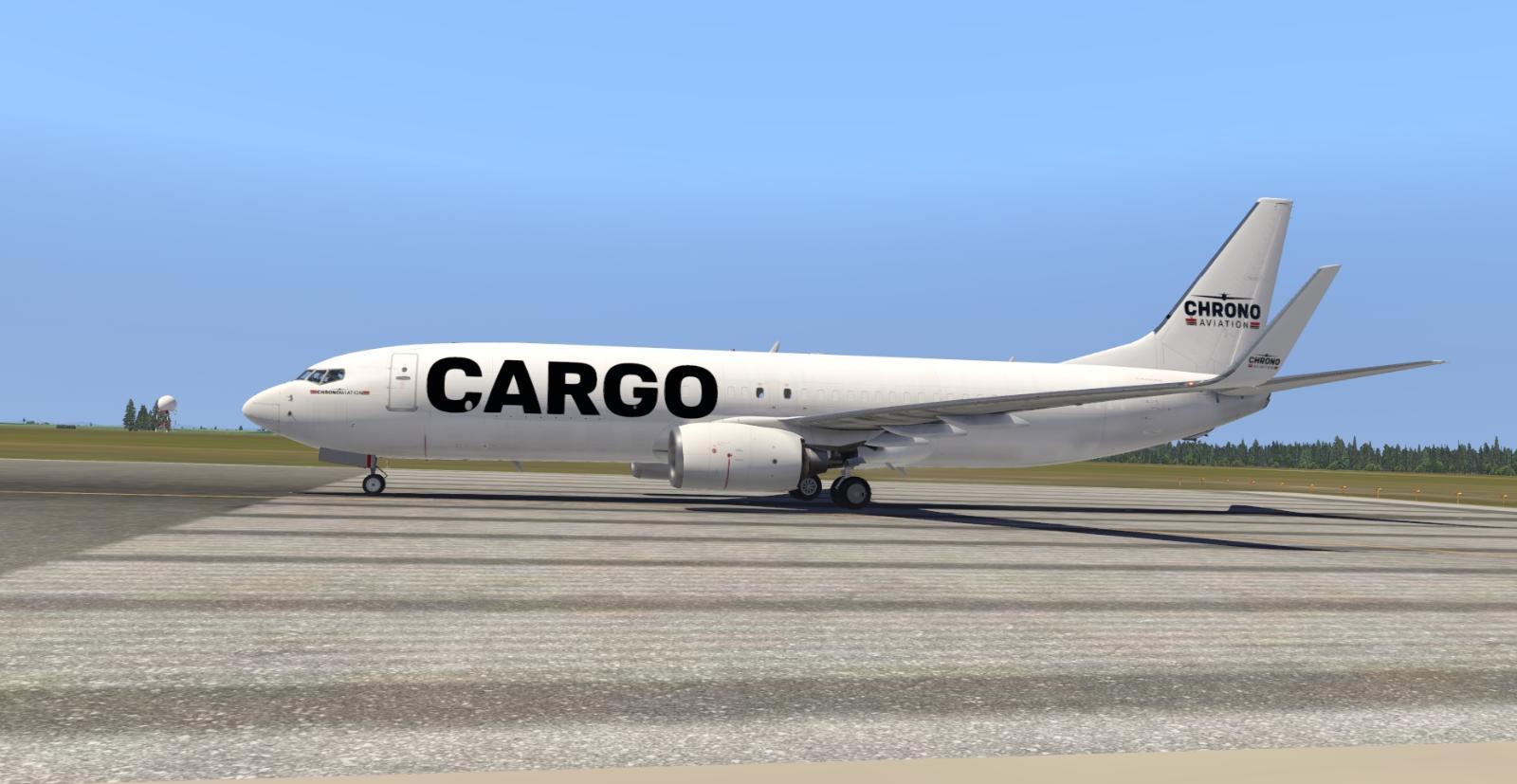 Chrono Aviation C-GVZB Cargo Livery for Zibo's 737-800 - Aircraft