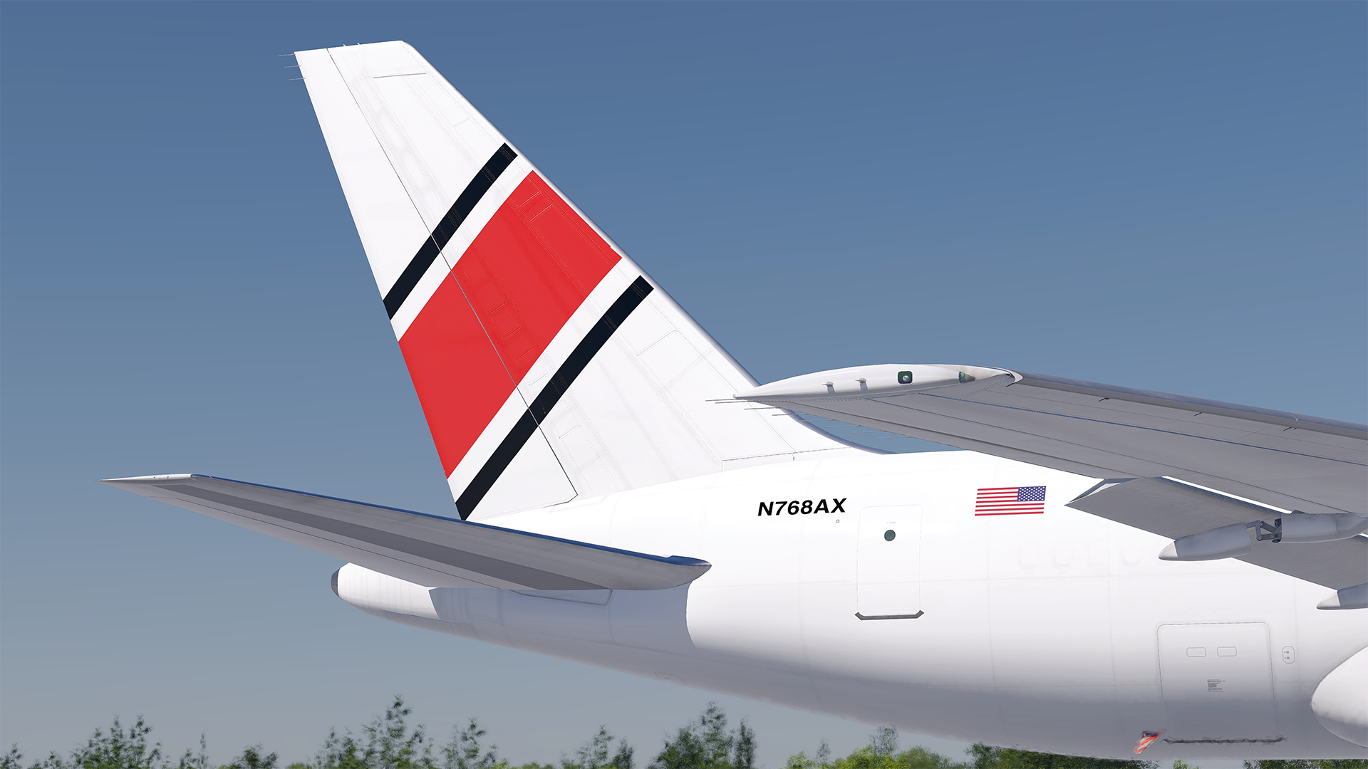 ABX Air FlightFactor 767-200SF 'Retro' (N768AX) - FlightFactor - X
