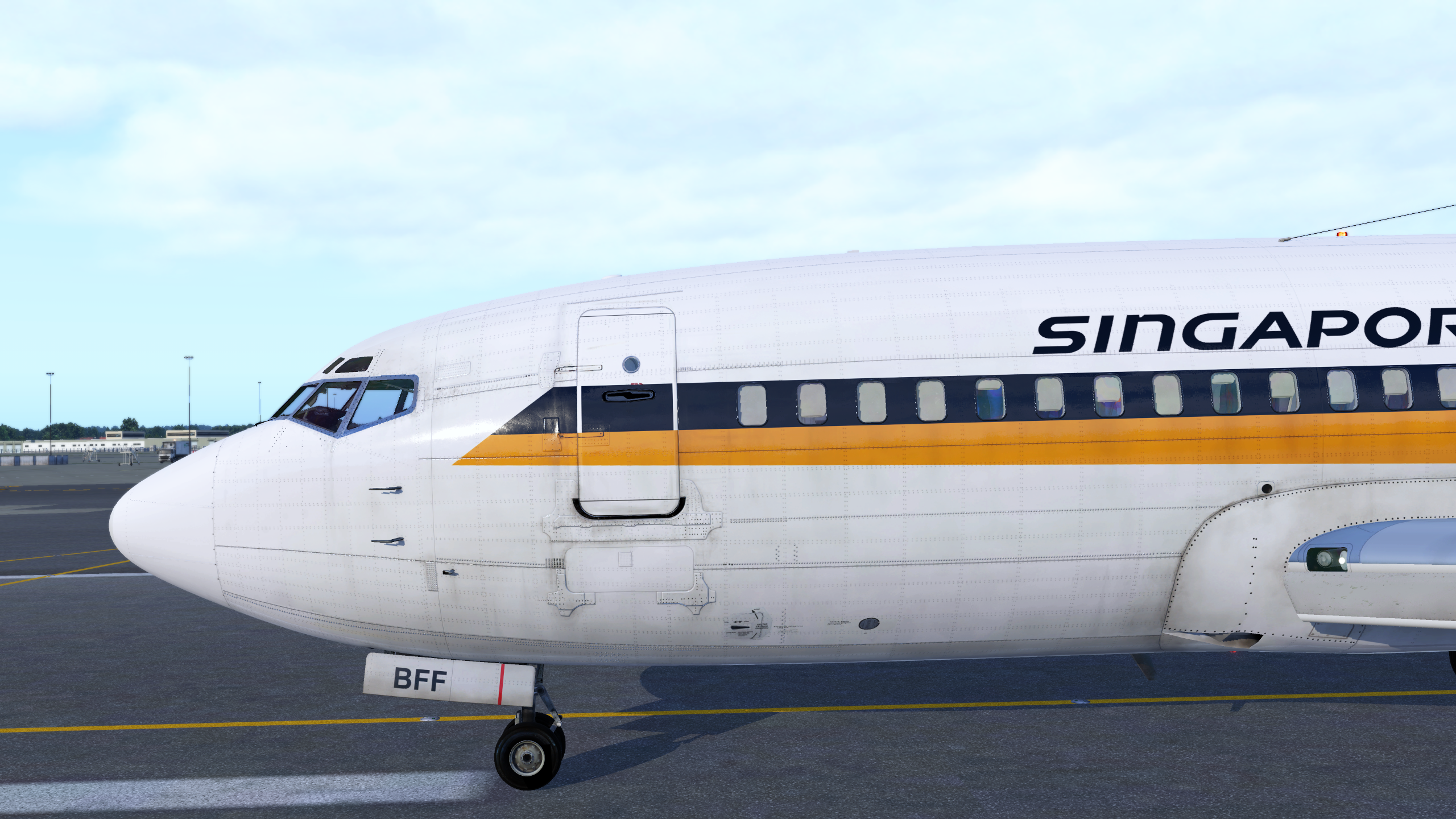 Singapore Airlines (Old Livery) 9V-BFF FlyJSim 737 (fictional
