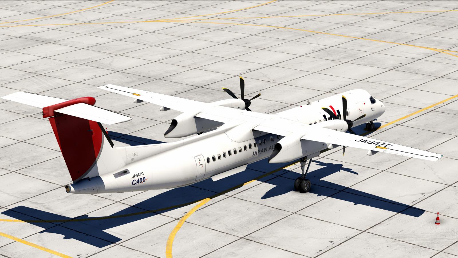FlyJSim Q4XP Japan Air Commuter (The Arc of the Sun) - Aircraft