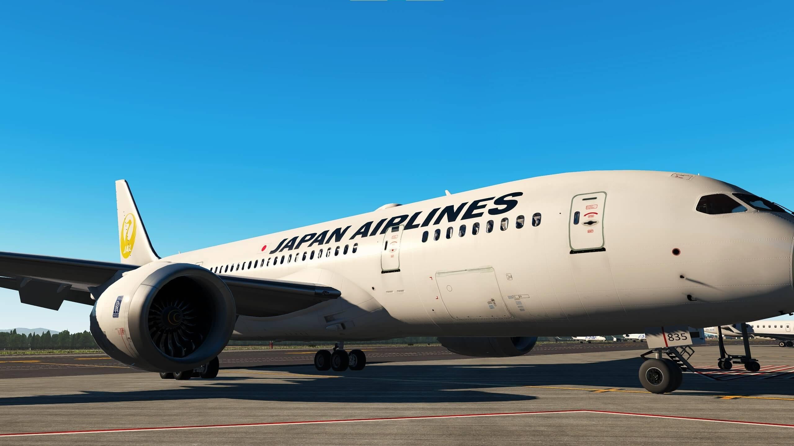 JAL - Magknight 787-8: Japan Airlines Golden Tsurumaru (JA835J
