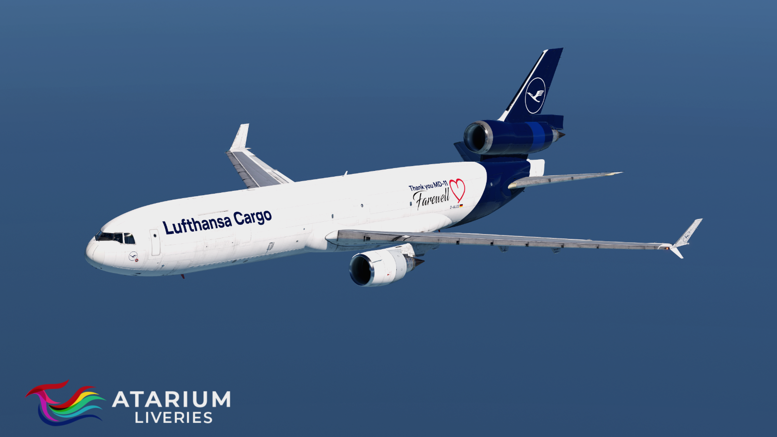 Lufthansa Cargo [Package-New] MD-11F Rotatesim - Aircraft Skins