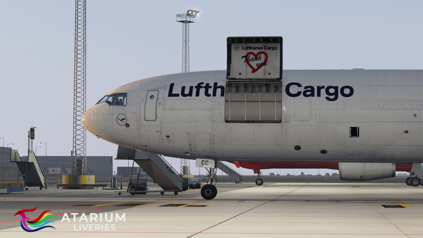 Lufthansa Cargo [Package-New] MD-11F Rotatesim - Aircraft Skins